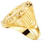 Sello oro amarillo medusa Versace mate